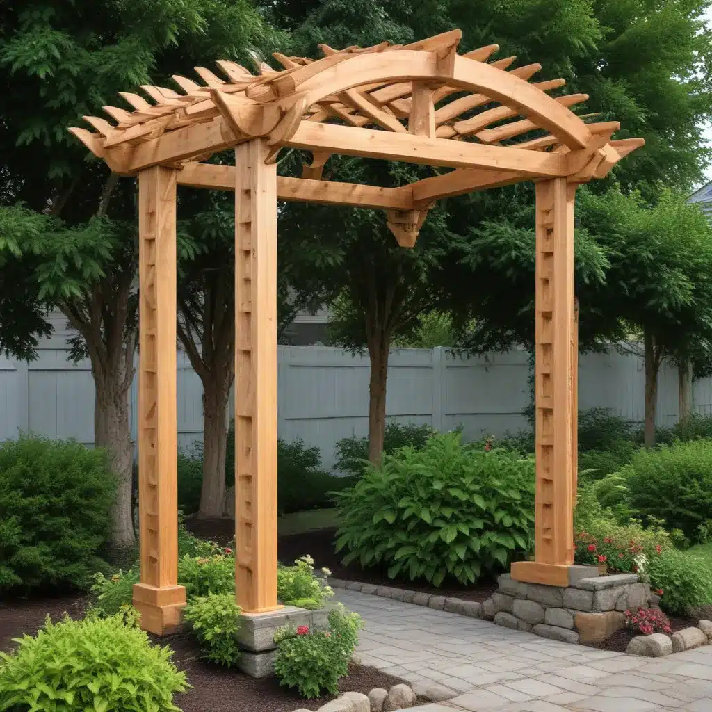 Building Durable Wooden Arbors with Woodcraft Parts