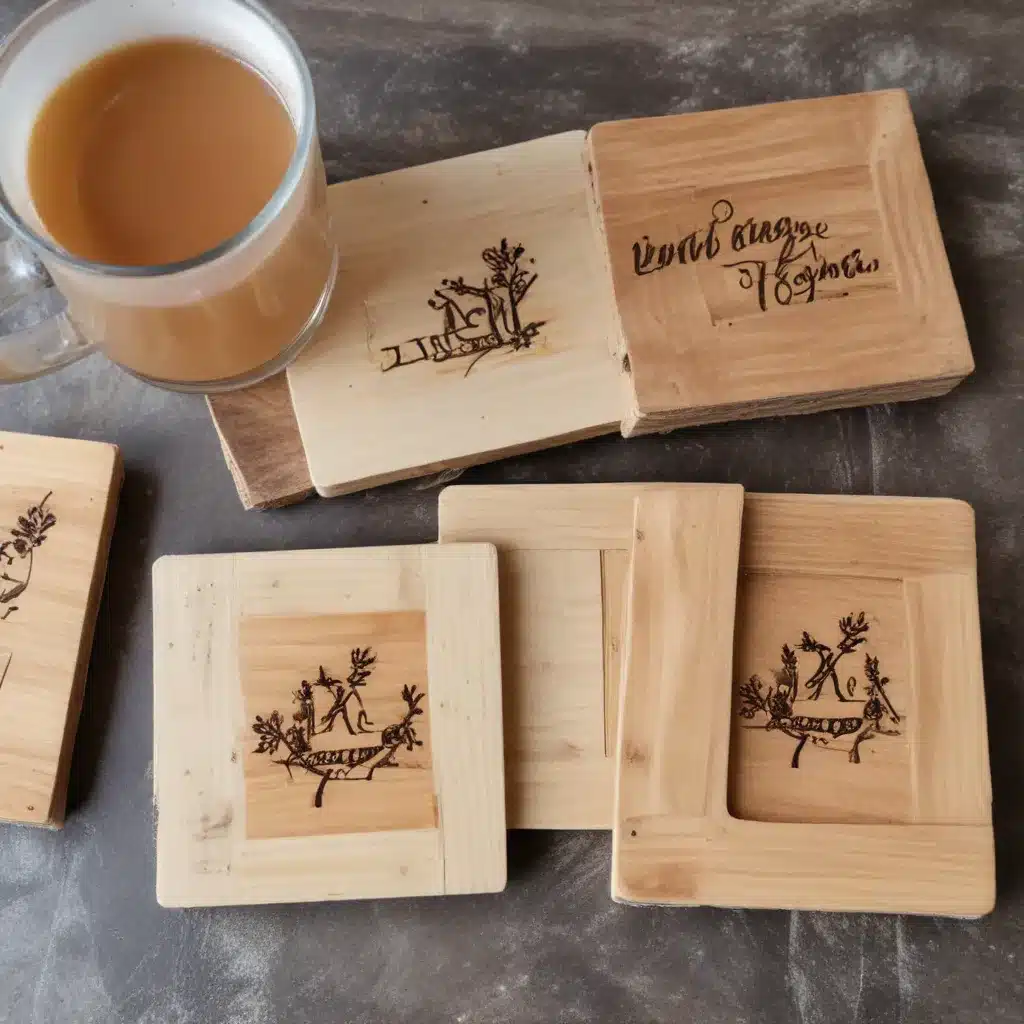 Crafting Rustic Wooden Coasters: Embracing Farmhouse Charm