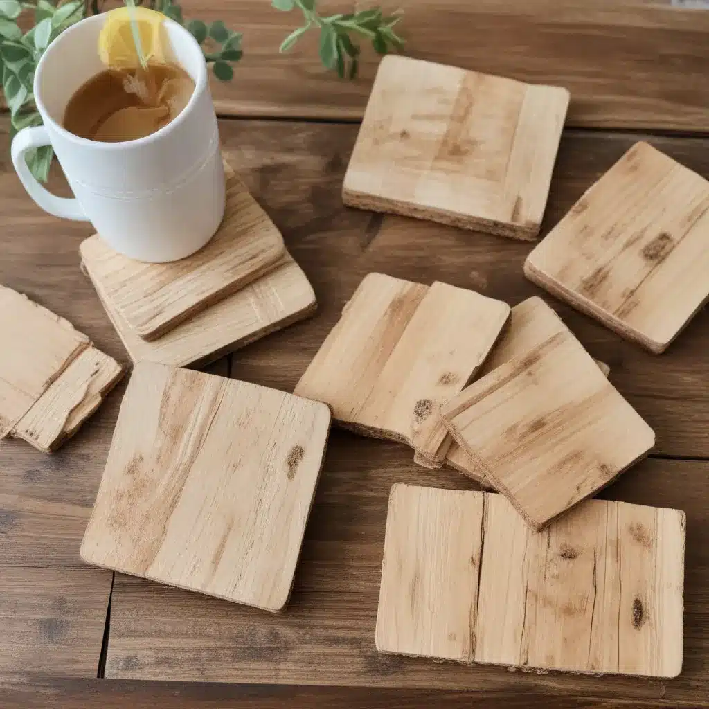 Crafting Rustic Wooden Coasters for a Cozy Farmhouse Vibe