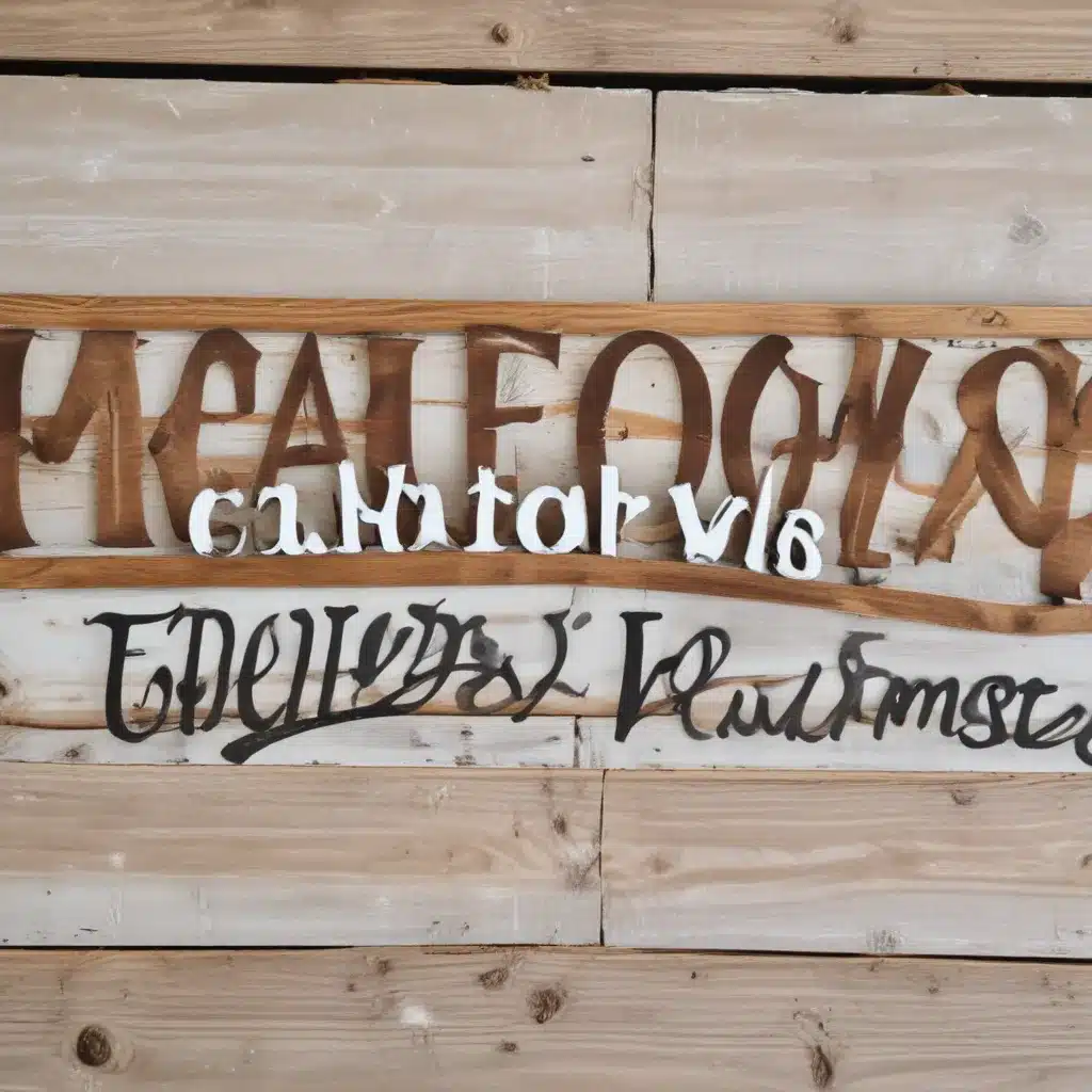 Crafting Rustic Wooden Signs: Embracing Farmhouse Style