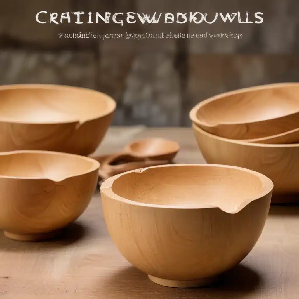 Crafting Wooden Bowls: A Meditative Journey in the Workshop