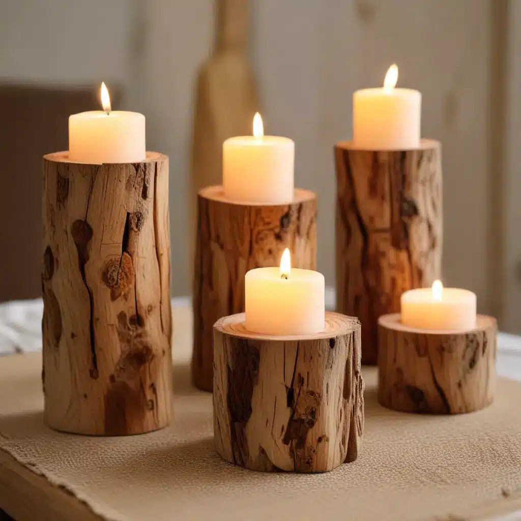 Crafting Wooden Candle Holders for Cozy Ambiance