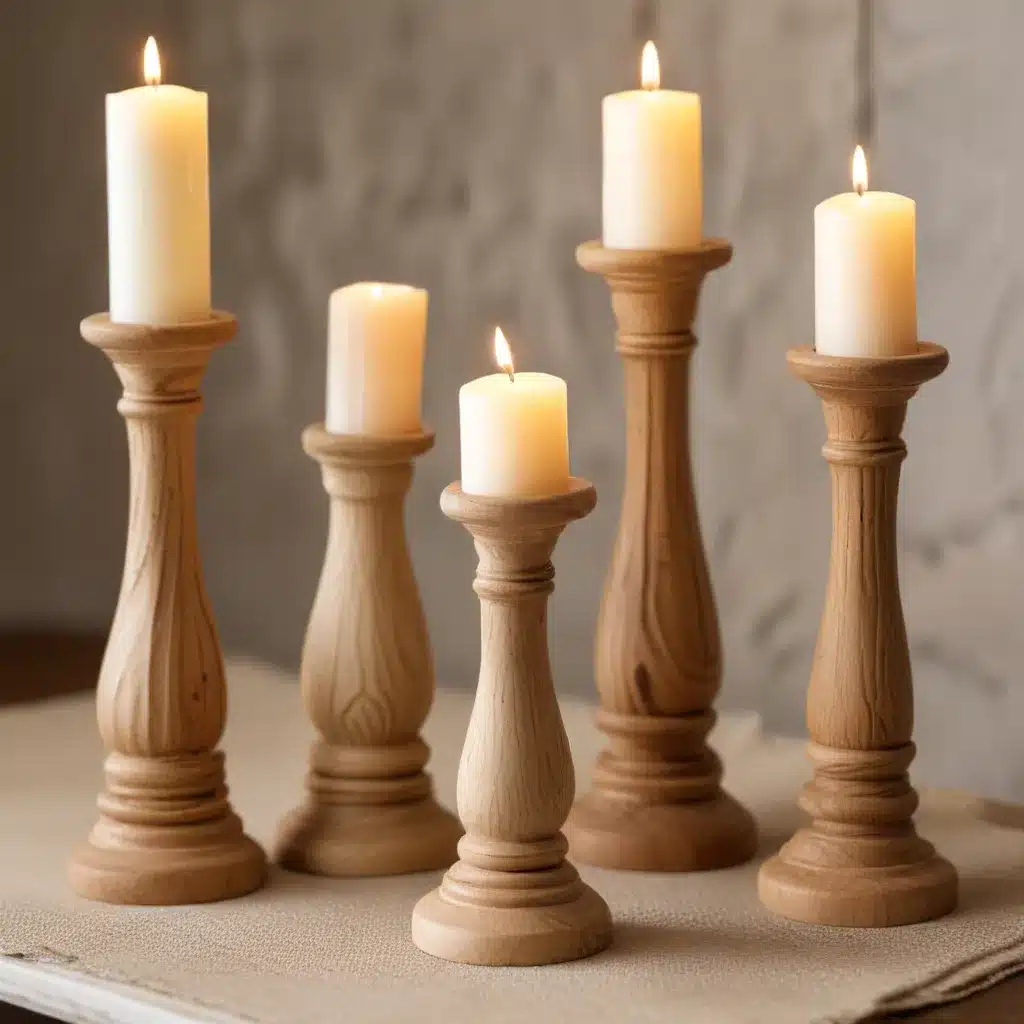 Crafting Wooden Candlestick Holders for Cozy Ambiance