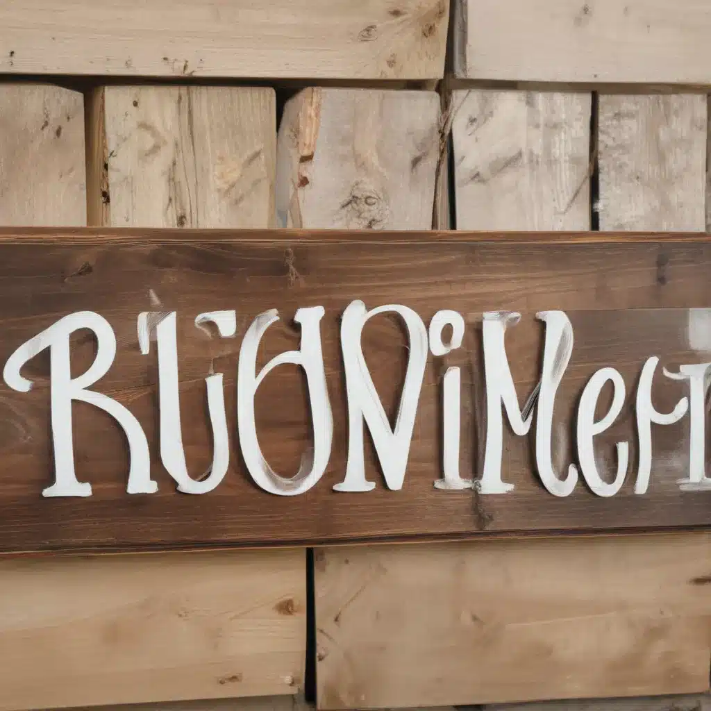 Crafting Wooden Signs: Adding Personalized Flair to Your Spaces