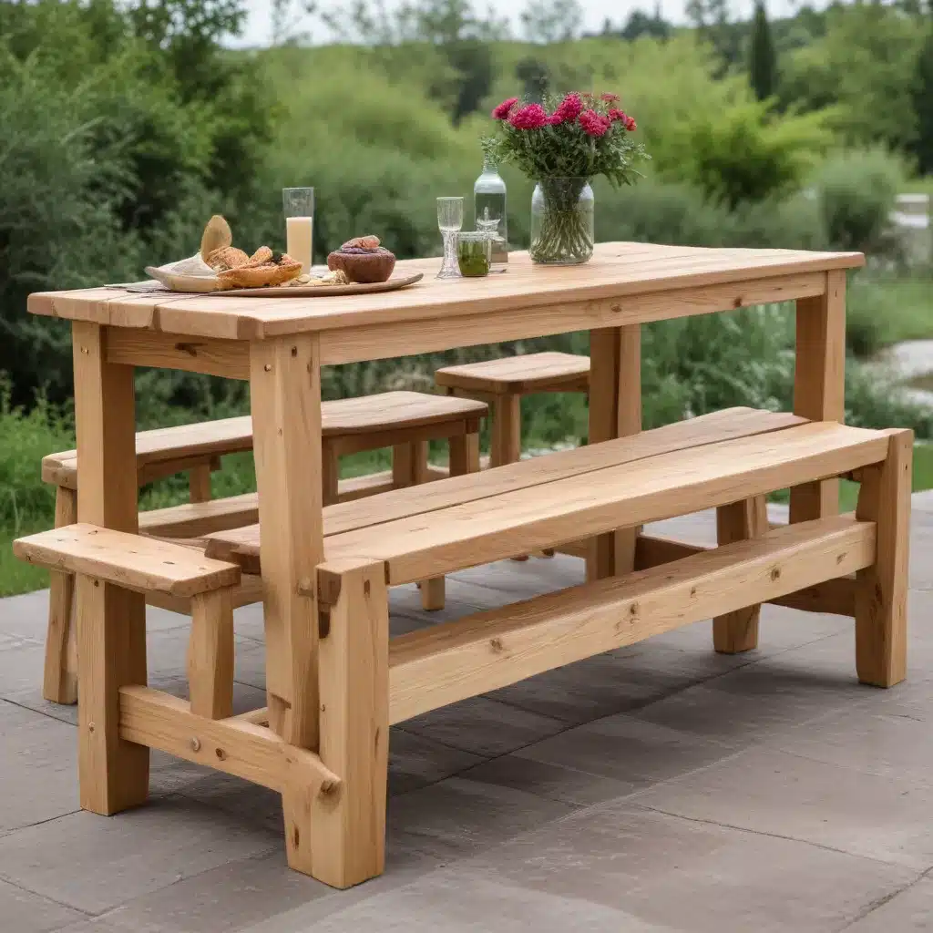 Elevating Outdoor Living with Handcrafted Wooden Furniture