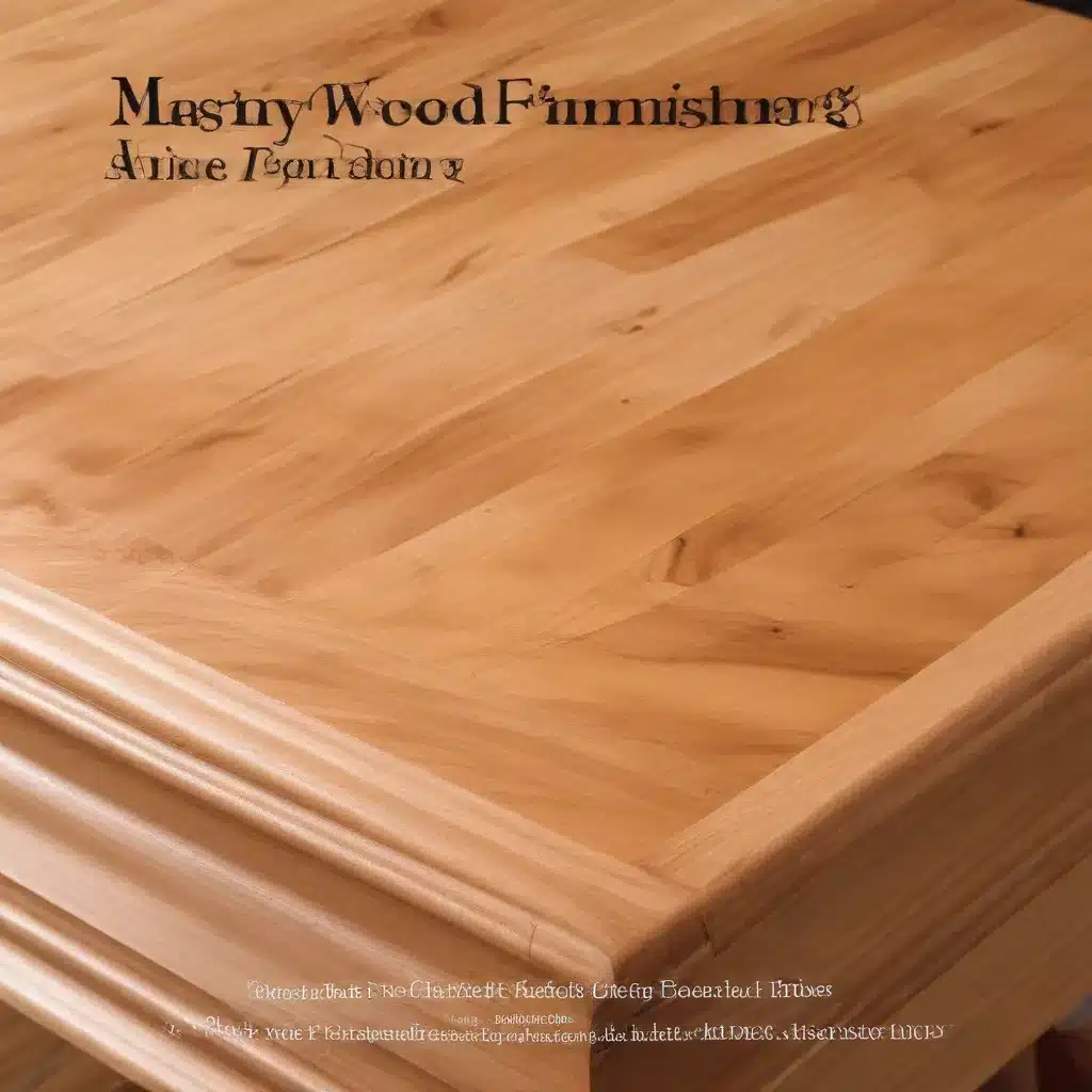 Mastering Wood Finishing: Techniques for Achieving a Flawless, Professional-Grade Surface Shine