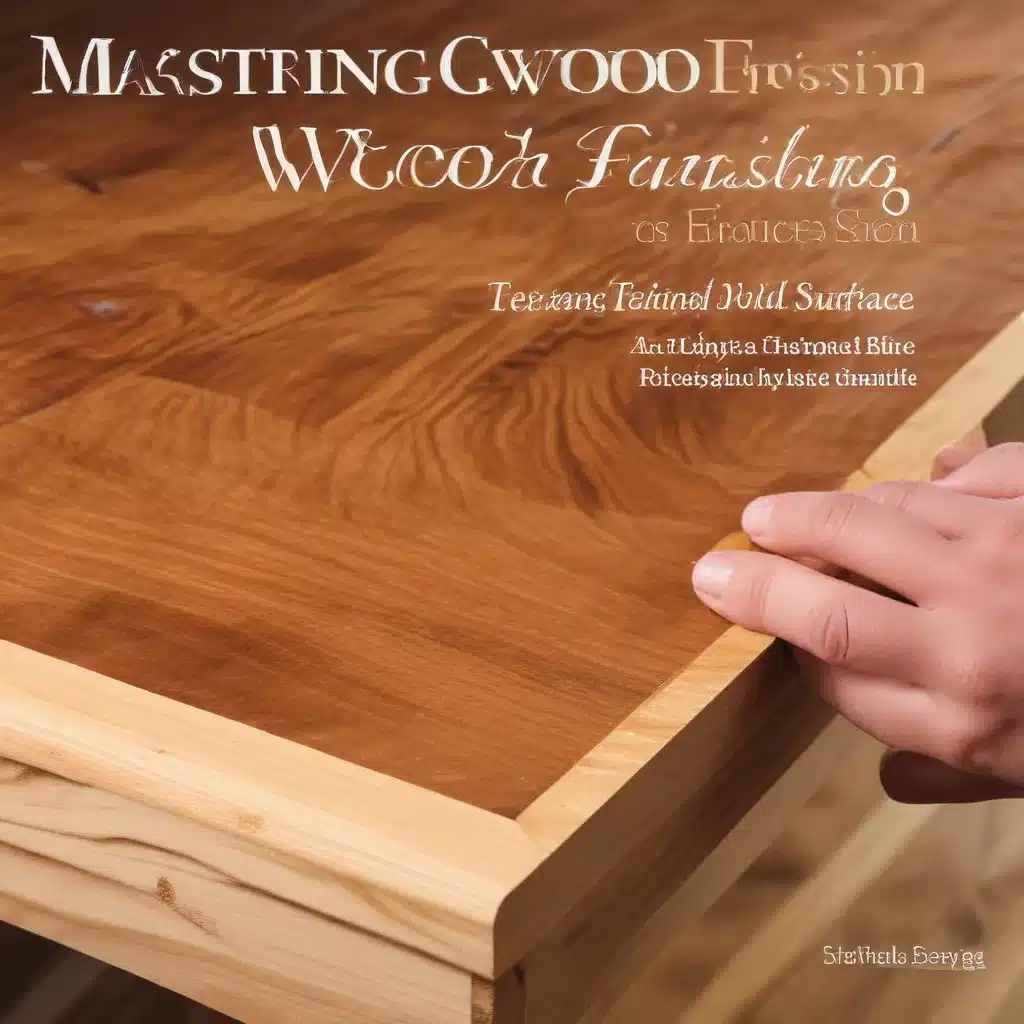 Mastering Wood Finishing: Techniques for a Flawless, Professional-Grade Surface Shine