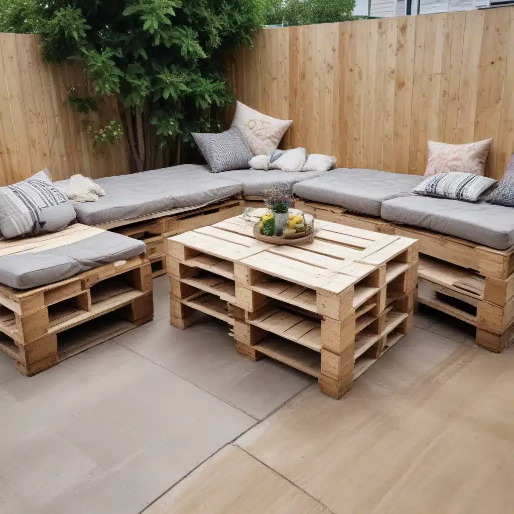 Repurposing Wooden Pallets: Transforming into Rustic Outdoor Furniture