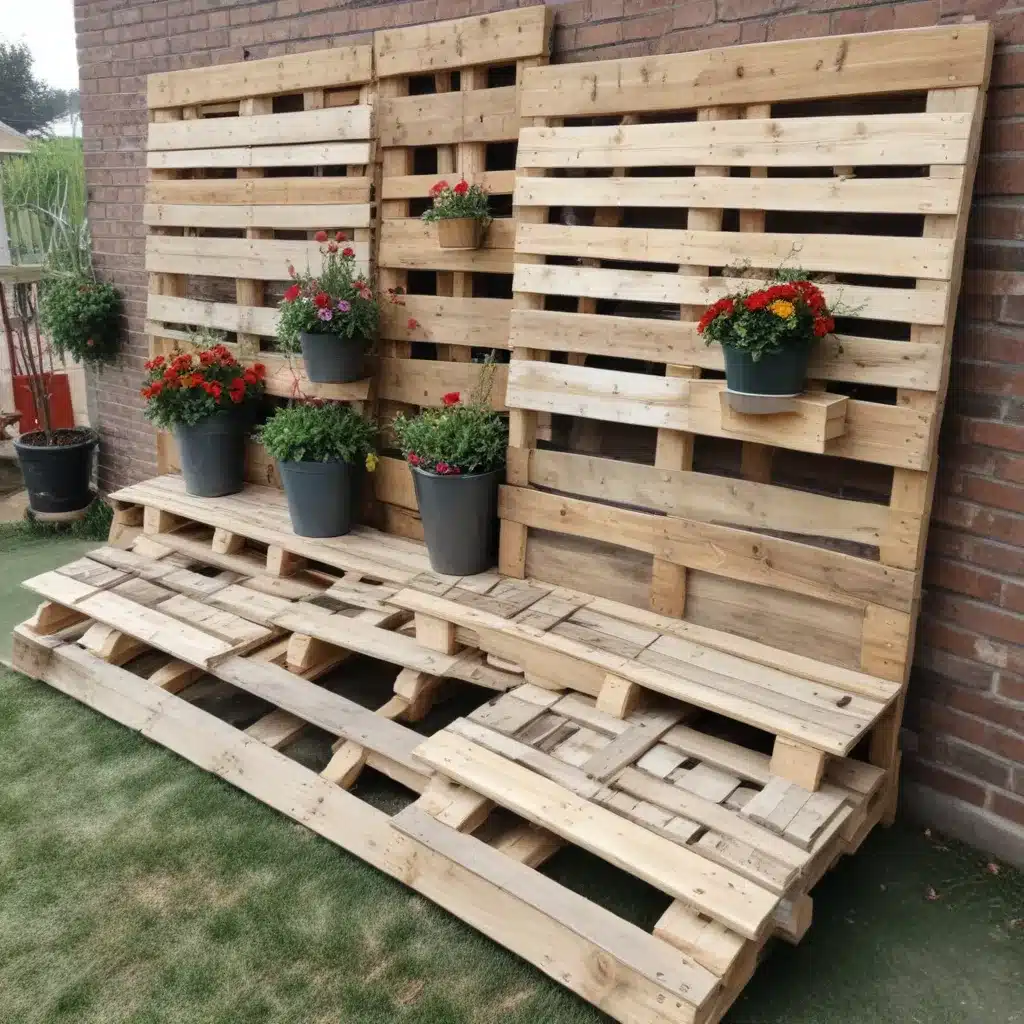 Transforming Wooden Pallets into Rustic Outdoor Decor