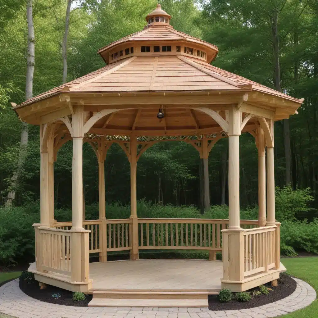 Woodcraft Parts for Outdoor Living: Building Durable Gazebos