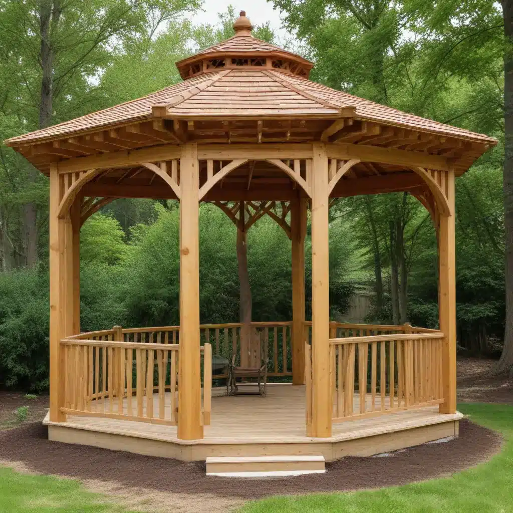 Woodcraft Parts for Outdoor Living: Building Durable Wooden Gazebos