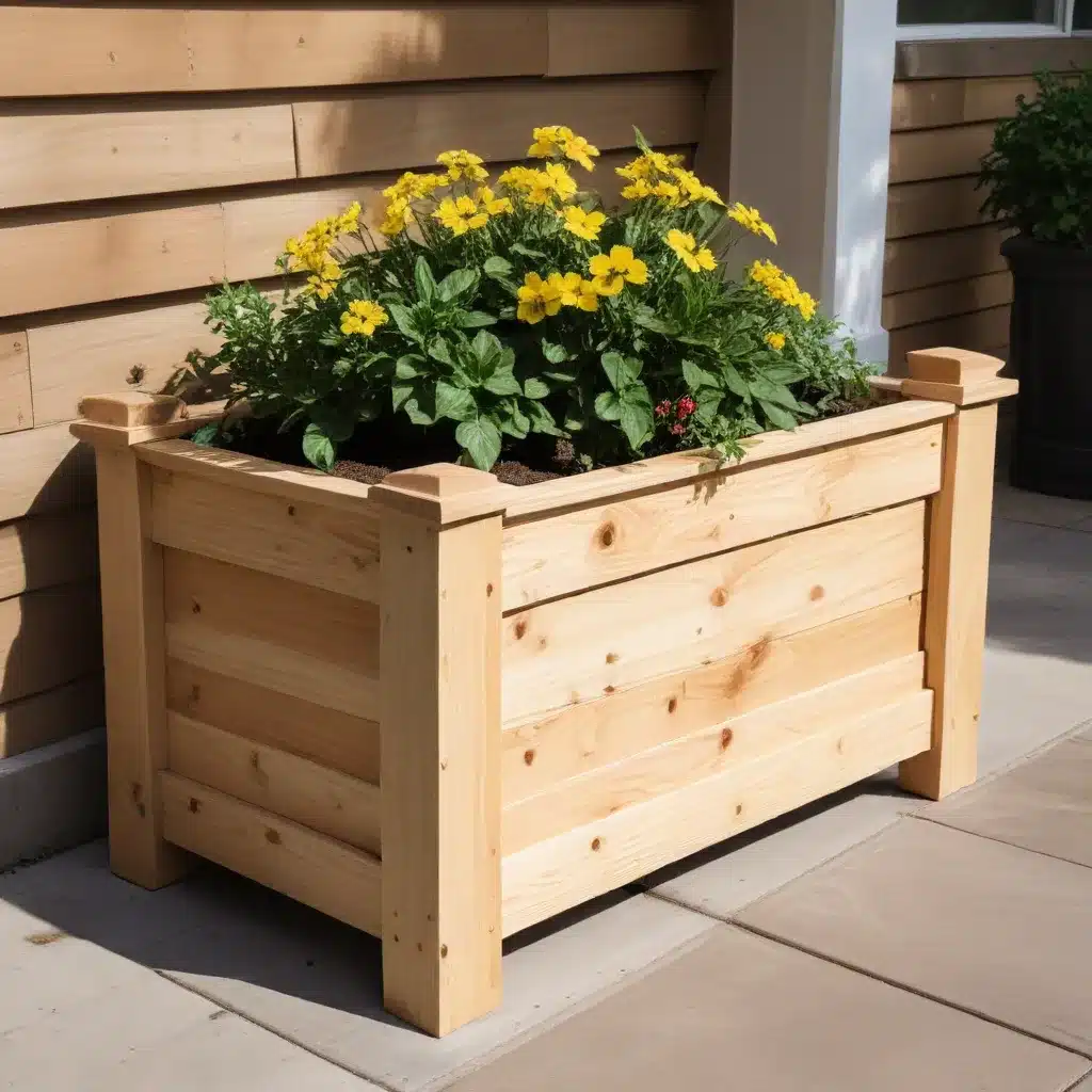 Woodcraft Parts for Outdoor Living: Building Durable Wooden Planters and Pots