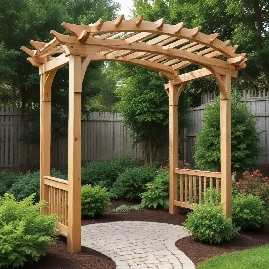 Woodcraft Parts for Outdoor Structures: Building Durable Wooden Arbors