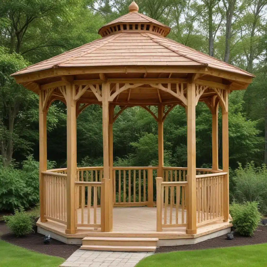 Woodcraft Parts for Outdoor Structures: Building Durable Wooden Gazebos