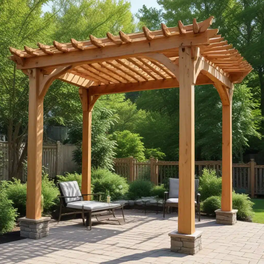 Woodcraft Parts for Outdoor Structures: Building Durable Wooden Pergolas