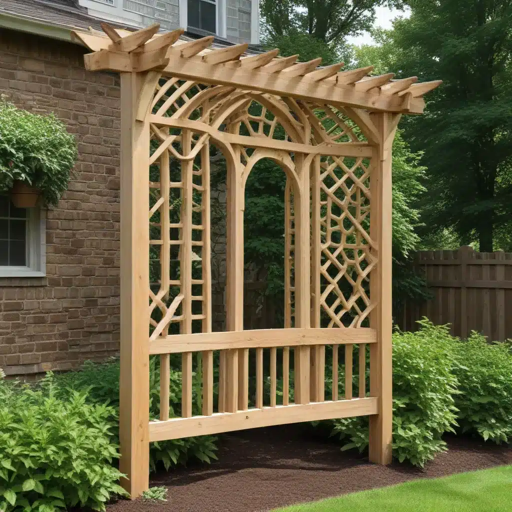 Woodcraft Parts for Outdoor Structures: Building Durable Wooden Trellises