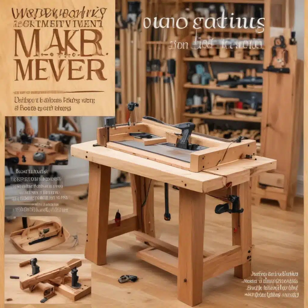 Woodworking for the Maker Movement: Innovative Techniques and Designs